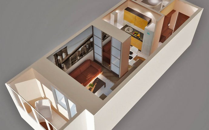 Disein Project Of Studio Apartment